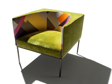 LIOLÀ - Fabric armchair with armrests by ERBA ITALIA - view 2